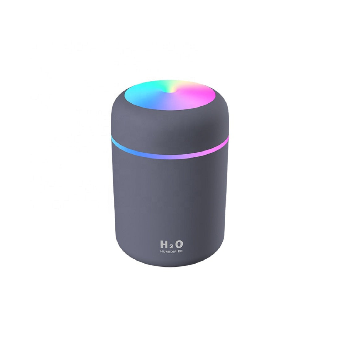 Cool Mist Humidifier, 300ml Mini Portable Humidifier With Multicolor LED Night Light, 2 Mist Mode And Auto Shut-Off, Personal Desktop Aroma Diffuser For Home Office Secondary image