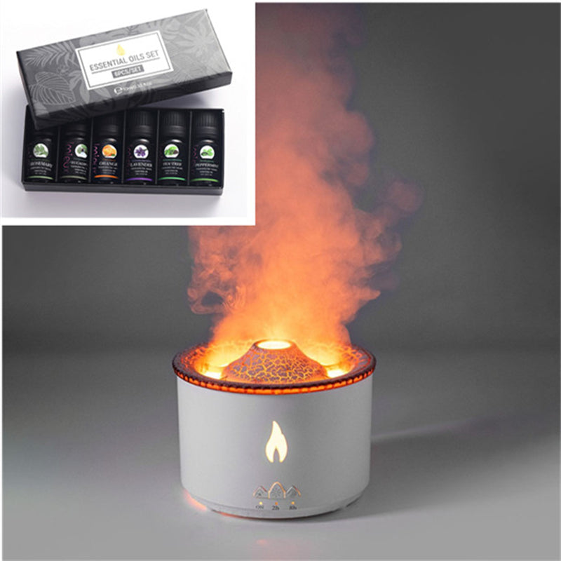 New Creative Volcano Aromatherapy Machine Flame Lamp Belt Essential Oil Secondary image