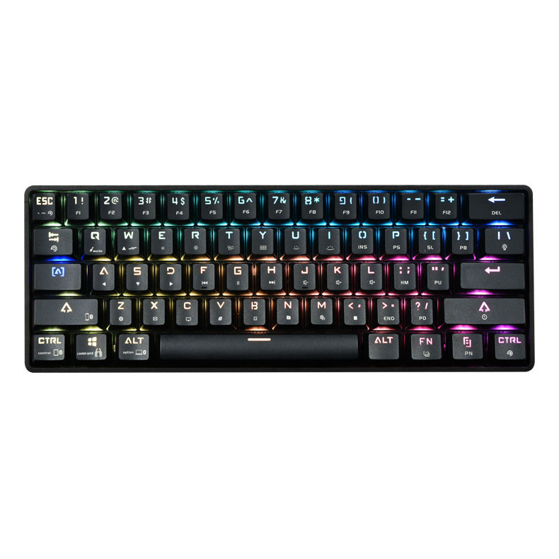 Wireless Bluetooth Keyboard Colorful PBT Keycaps Mechanical Keyboard Secondary image
