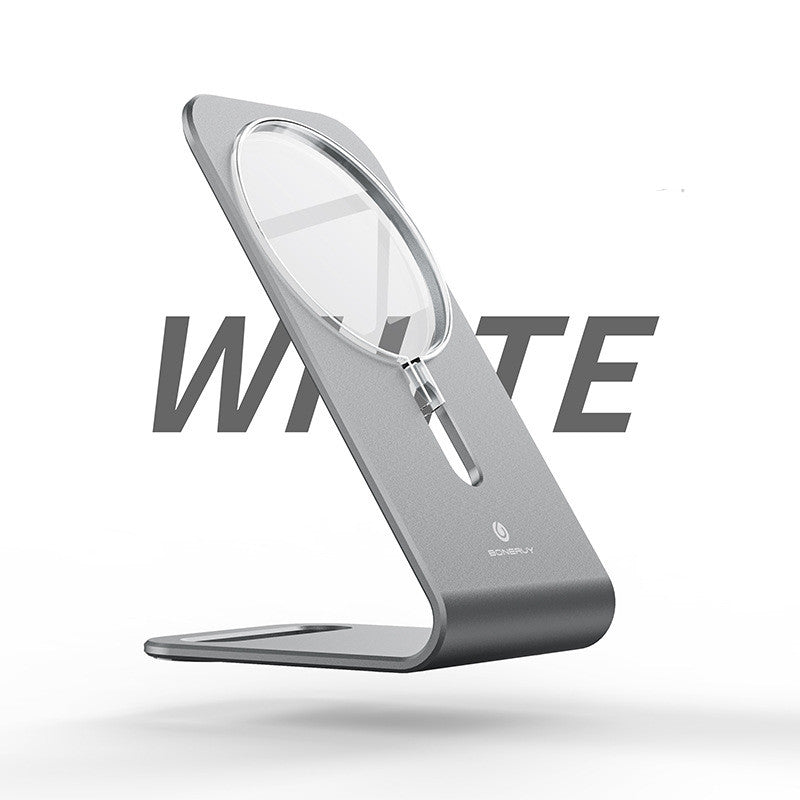 Magnetic Wireless Charging Bracket Aluminum Alloy Desktop Lazy Secondary image