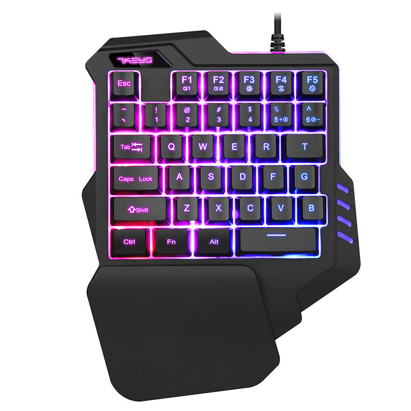 One-handed RGB Mechanical Gaming Keypad Secondary image