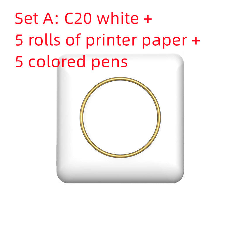 Mini Label Thermal Printer Small Bluetooth Wireless Secondary image