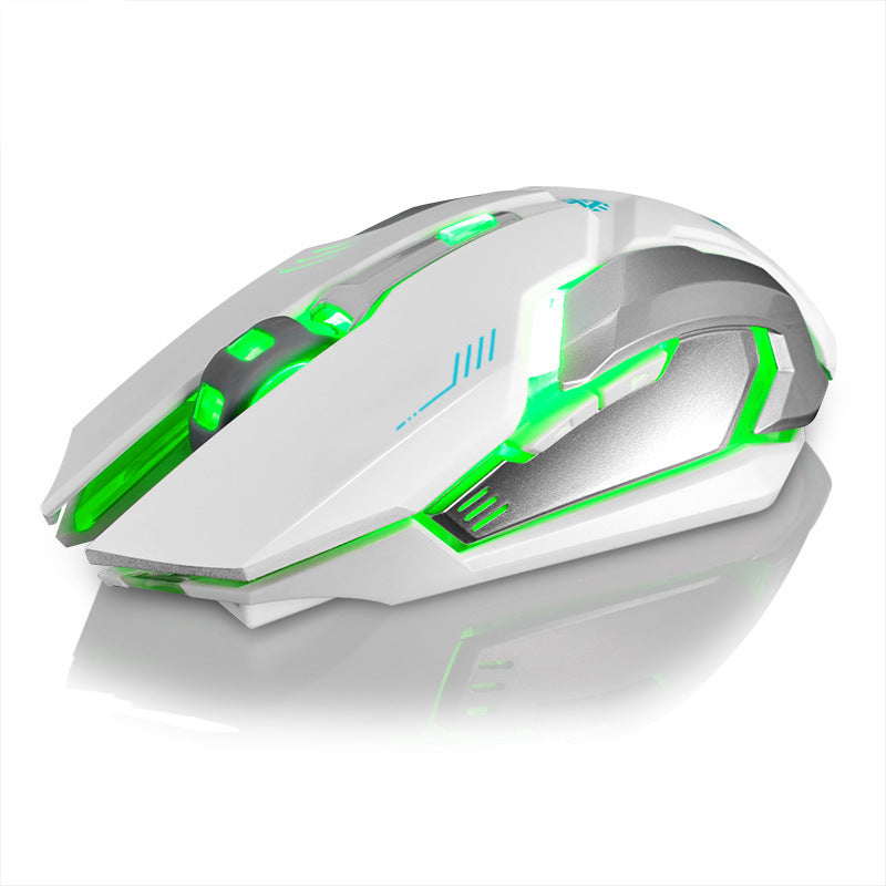 Mouse Wireless Rechargeable Notebook Desktop Home Office Universal Game Mute Luminous Secondary image