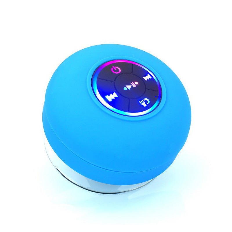 Big Suction Cup Waterproof Bluetooth Speaker LED Light Emitting Secondary image