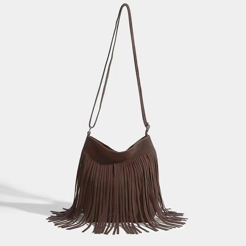 Artistic Tassel Simple And Popular Shoulder Bag Secondary image